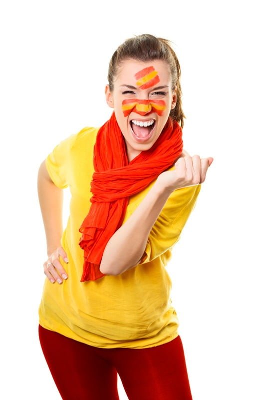 Spanish girl learning